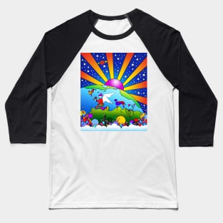 Cosmic Pet World Baseball T-Shirt